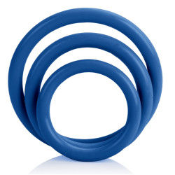 Calexotics Tri-Rings Cockring Bleu